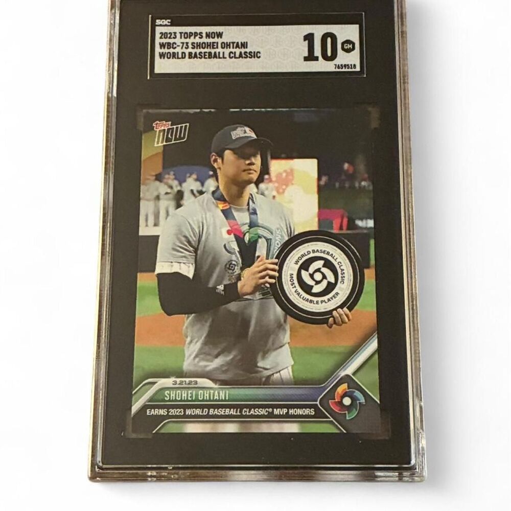 2023 Topps Now WBC-73 Shohei Ohtani World Baseball Classic MVP SGC 10 Gem Mint